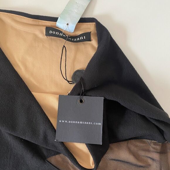 NWT Donna Mizani for Revolve Black Suede & Mesh Cut-Out Mini Dress SM - Picture 7 of 7